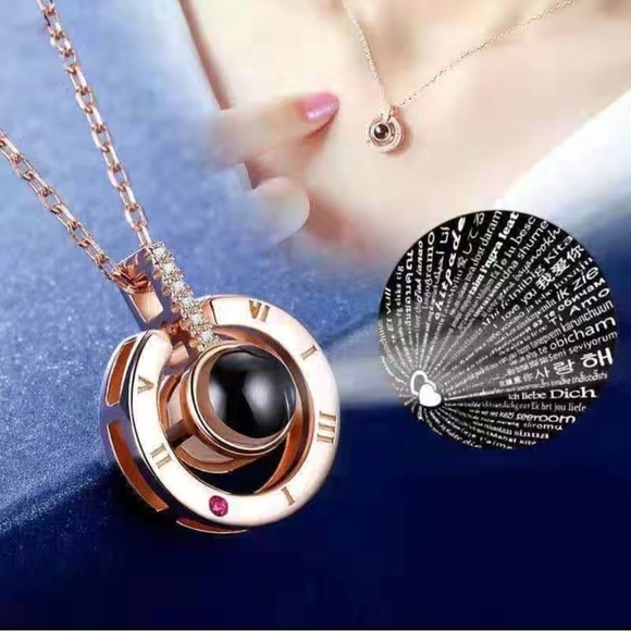 Projection 100 Language of I Love You Necklace - Picture 2 of 5